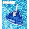 Swimming Pool Vacuum Head, Transparent Triangular Vacuums Cleaner for Above Ground & Inground Pools, with Brush, for Swimming Pool