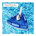 Swimming Pool Vacuum Head, Transparent Triangular Vacuums Cleaner for Above Ground & Inground Pools, with Brush, for Swimming Pool