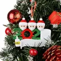 2020 Christmas Tree Hanging Ornament Kit Personalized 3 Family Members Names Decoration
