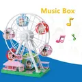 Rotating Ferris Wheel Creative Music Box Toy Playground Dollhouse For Kid Best Education Toy Gifts