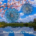 Wind Spinner Outdoor Metal Stainless Steel, Hanging 3D Wind Sculptures & Spinners for Yard Garden Backyard 1PC