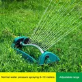 15 Holes Adjustable Alloy Watering Sprinkler Sprayer Oscillating Oscillator LAutomatic Water Sprinklers Lawn Irrigation