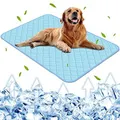 SizeXL 100x70cm Pet Cooling Mat for Dog Puppy Cat Washable Cooling Pad Under 40KG
