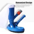 Swimming Pool Vacuum Head with Clip Handle Drawstring Bag Pool Flexible Cleaning Spray Brush Pool Cleaning Tools