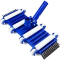 Weighted Flexible Vacuum Head - 14" Brush Attachment Tool with Nylon Side Bristles