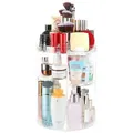 360 Rotating Makeup Perfume Organizer Large Capacity Beauty Organizer Dresser Bedroom Bathroom Countertop
