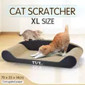 Cat Scratching Post Bed Couch Scratcher Lounger Toy Pet Furniture Kitten Scratchboard Sofa Shape Corrugated Cardboard XL