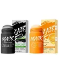 Charcoal Vitamin C 40g Mask Stick Face Purifying Moisturizes Clay Stick Blackhead Remove Clean Pores for All Skin Types