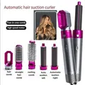 5 in 1 Electric Comb for Straightening Dry or Wet Hair, Hot Air Brush, Comb for Curling and Styling Hair, Hair Dryer