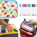 1 Set Portable Soft Chalk Drawing Board Baby DIY Drawing Book Coloring Book With Water Chalk Kid Painting Blackboard