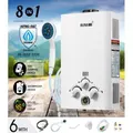 MAXKON 520L/Hr Portable Outdoor Gas LPG Instant Shower Water Heater - White