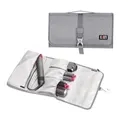 Travel Case for Dyson Airwrap, Portable Hanging Curling Iron Travel Bag with Hanging Hook, Waterproof Travel Storage Case Organizer for Dyson Airwrap (grey)