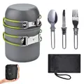 Ultralight Camping Cookware Utensils outdoor tableware set Hiking Picnic Backpacking