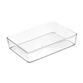 1pcs Stackable Pantry Organizer Bins,for Kitchen, Freezer, Countertops, Cabinets - Plastic Food Storage Container with Handles for Home and Office 29.8*20*6.2 CM