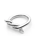 Knotted copper Midi Rings Silver color Knuckle Rings - 6 - Silver Color