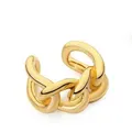 Twisted Chain Link Rings color Midi Ring - 6 - Gold Color