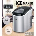 2.4L Portable Ice Maker with LED Control Panel