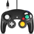 Gamecube Controller,ngc wired game controllerfor Compatible with Nintendo Wii Black