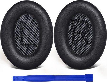 Professional Replacement Earpads Cushions for Bose Quiet Comfort 35(QC35) & Quiet Comfort 35 II(QC35ii) Headphones(Black)