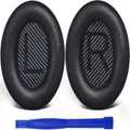 Professional Replacement Earpads Cushions for Bose Quiet Comfort 35(QC35) & Quiet Comfort 35 II(QC35ii) Headphones(Black)