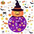 Halloween Ornament with Hanging Craft Kits for Kids Halloween Party Indoor Outdoor (Halloween Witch)