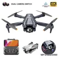 4K HD ESC Dual Camera Optical Flow Localization 2.4G WIFi Obstacle Avoidance Quadcopter Toys Dual Batteries