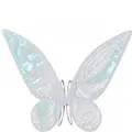 Girls Butterfly Fairy Wings, Princess Wings Sparkle Costumes (White)