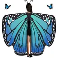 Butterfly Wings for Women Butterfly Shawl Fairy Ladies Cape Nymph Pixie Halloween Costume Accessory