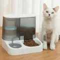 Cat Dry Food Water Dispenser,Food Feeder Durable for Small Medium cats and dogs