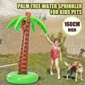 Palm Tree Sprinkler Inflatable Water Toy Pool Beach Lawn Outdoor Garden Spray Game Centre Toys for Kids Pets 160cm Tall