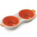 Perfect Poacher Microwavable Double Layer Egg Cooker Cooking Kitchen Tools(1 Pcs)