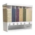 10L Cereal Dispenser Wall-mounted Dry Food Dispenser Multi Storage Box