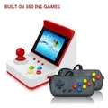 Mini Handheld Game Arcade Joystick Retro Fc Double Playing Game Console Built-In 360 Classic Games Can Be Connected To The Tv Col.Red