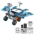 STEM Solar Power Car DIY Science Experiment Model Kit Educational Building Project for Kids Boys Girls Age 8+ Blue