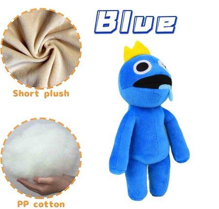 Rainbow Plush FRIEND Blue monsters Plush Toys Soft Cute Stuffed Animal Doll, Best Gift for Boys and Girls 30cm
