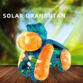 Solar Orangutan STEM Construction Building Toys Solar Electric Car DIY Assembly Robot Toys Gifts Age 8+