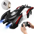 Remote Control Wall Climbing Car RC Stunt Car Toys with 360�Rotating Dual Model Toys for Age 5+ Boys Girls Gift (Black)