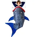 Shark Blanket Tail Super Soft and Cozy Fleece Blanket Machine Washable Wearable FOR HEIGHT 150-174CM SizeM