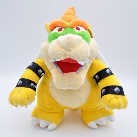 Plush Bowser Toy Mario 25cm All Star Collection Stuffed Animals Soft Cuddly Figure Yellow Kids Gift Collectible