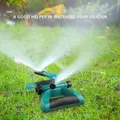Automatic 360 Rotation Adjustable Large Area Patio Sprinkler System, Oscillating Watering Sprinkler Easy Hose Connection