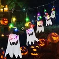 Halloween Decorations Flying Witch Hats,5 Pack Ghost Hanging Halloween Indoor Outdoor Decor for Party Patio Lawn Garden