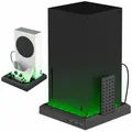 LED Light Stand Station for Xbox Series X/S with 3 Ports USB Hub