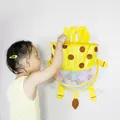Baby Bath Toy Organizer for Tub Mesh Bag Suction Cups Keep Toddler and Baby Toys Organized Yellow Crab