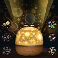 Starry Sky Projection Lamp, 360� Rotation & 6 Projection Films LED Projector, Projector Lamp for Baby Nursery Birthday Gifts