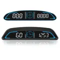 Digital GPS Speedometer Universal Heads Up Display for Car 5.5 inch Large LCD Display HUD with MPH Speed Fatigued Driving Alert Overspeed Alarm Trip Meter for All Vehicle