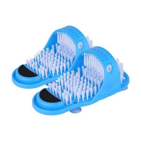 Shower Foot Cleaner Brush, Floor Spa Massage Foot Cleaner Brush, Exfoliating Cleaning Slipper