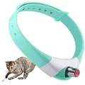 Cat Toys collar Wearable AutomaticLED Lights Electric Amusing Kitten Interactive Cat Toys for Indoor Cats, Pet Exercise Toys, USB Rechargeable