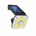 Solar Light Outdoor 54 COB LED Motion Sensor Light, 2400mah 360? Rotating Head Wide Angle Illumination, 3 Modes Wireless Security Wall Lighting