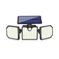 Solar Light for Home 230 LED Solar Wall Lamp IP65 Waterproof Outdoor Street Lamp 3 Heads with Wide Angle Adjustable 1500LM Motion Sensor Lights