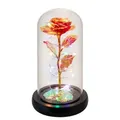 Mom Gifts for Mothers Day Rose Flower Gifts For Women,Mother Day Mom Gifts From Daughter Son,Birthday Gift for Women,Rainbow Rose Flower Gift For Her,Anniversary,Wedding,Light Up Rose In A Glass Dome (Red Colorful)